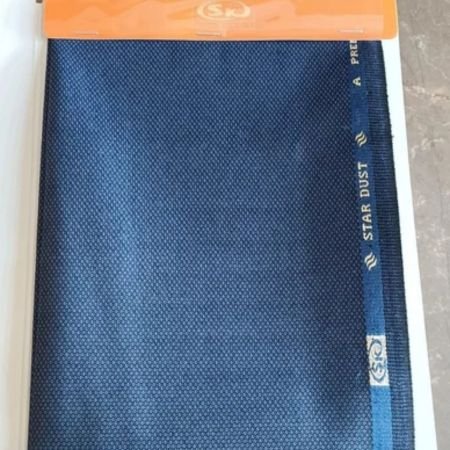 Polyester Plain Blue Trouser Fabric In Rajasthan